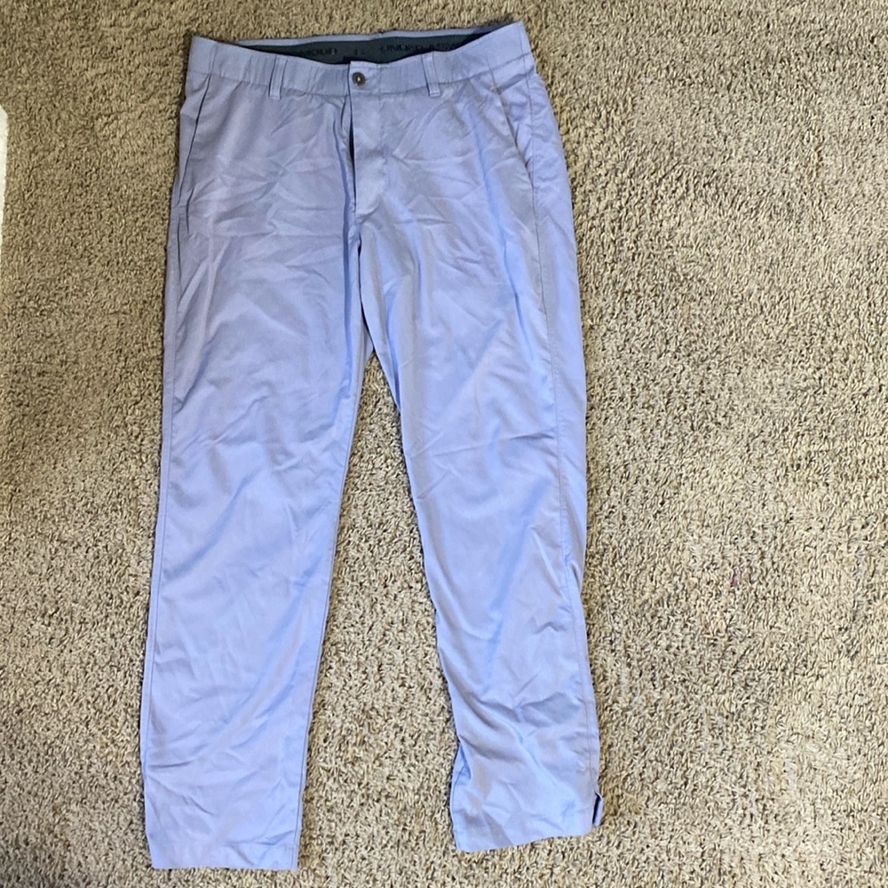 Grey golf pants